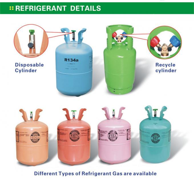 99.9% Purity 11.3kg R507 Refrigerant Gas with Ce