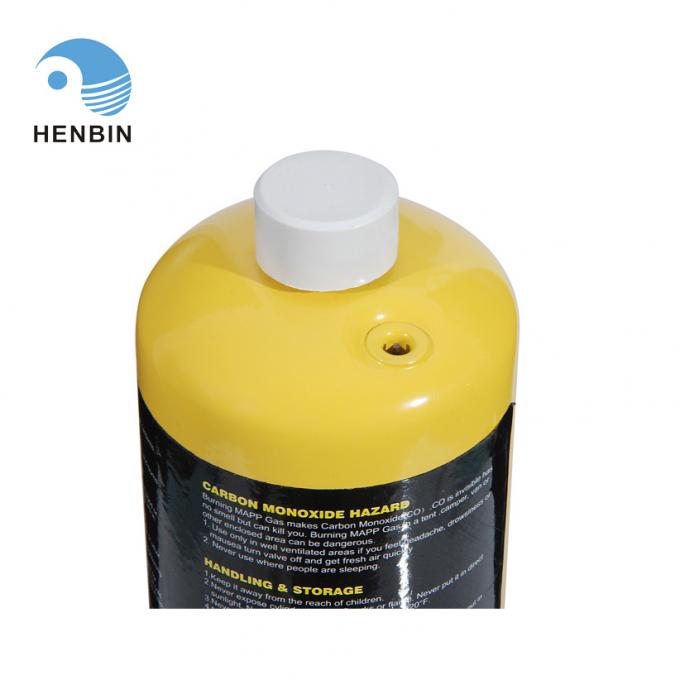 Henbin Mapp Gas 16oz/453.6g Welding Gas in Disposable Cylinder